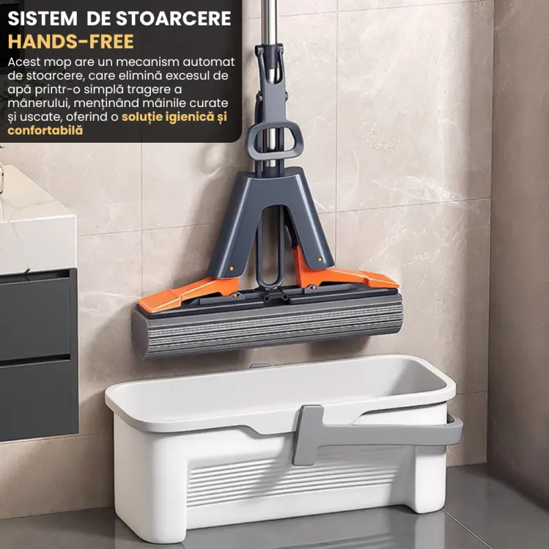 Mop cu Burete Super Absorbant