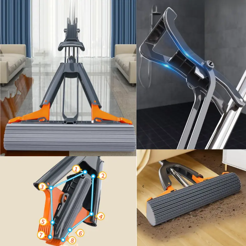 Mop cu Burete Super Absorbant