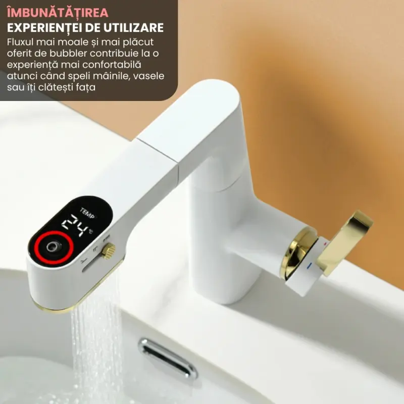Robinet Multifunctional cu Display LED HD