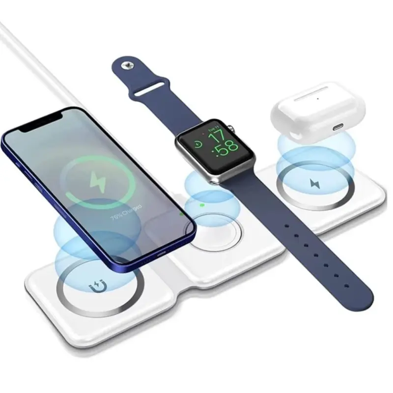 Incarcator Wireless 3 in 1