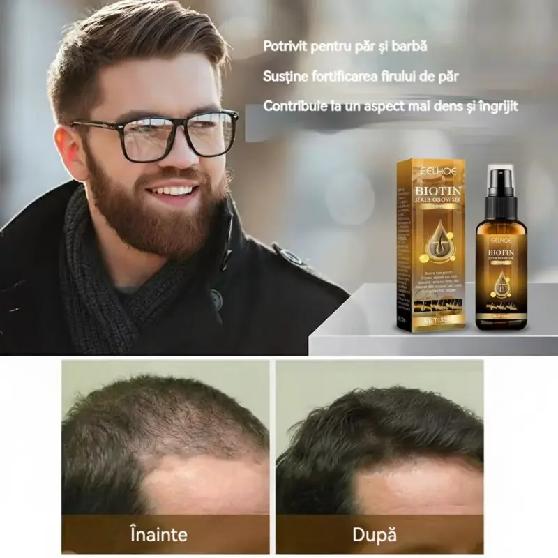 2 Spray cu Biotina pentru Regenerarea