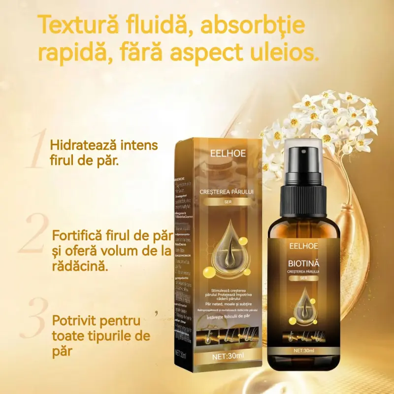 2 Spray cu Biotina pentru Regenerarea