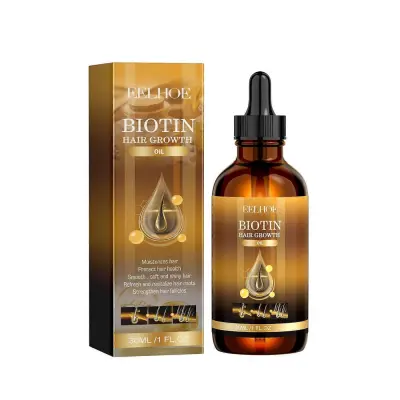 Set 3PCS Tratament pentru Par EELHOE Ulei de Crestere a Parului Biotina 30ml