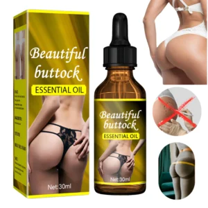 Ulei Hidratant Pentru Fese, Ridicare Fermitate Volum, Masaj Tonifiere, Elasticitate Piele, Ulei Esential Nutritiv, Formula Vegetala, Modelare Contur, Absorbtie Rapida, Transparent, 30ml